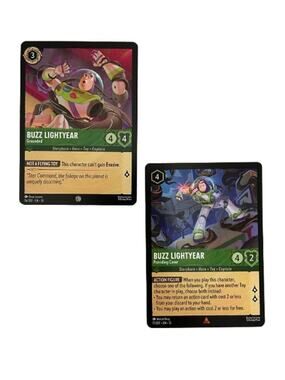 DISNEY LORCANA Attack of the Vine Card Lot Toy Story Buzz Lightyear